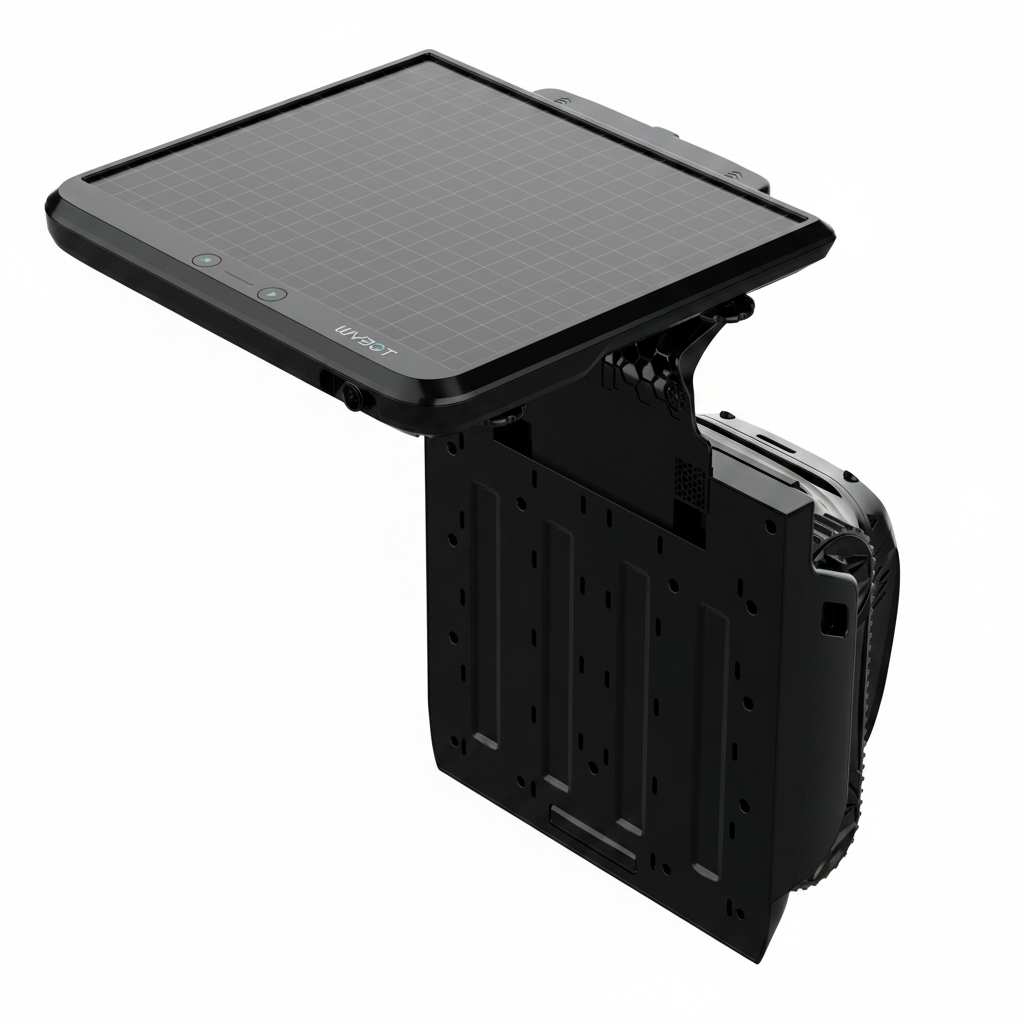 Robot S2 recharge solaire de Wybot sans fil pour piscines creusées