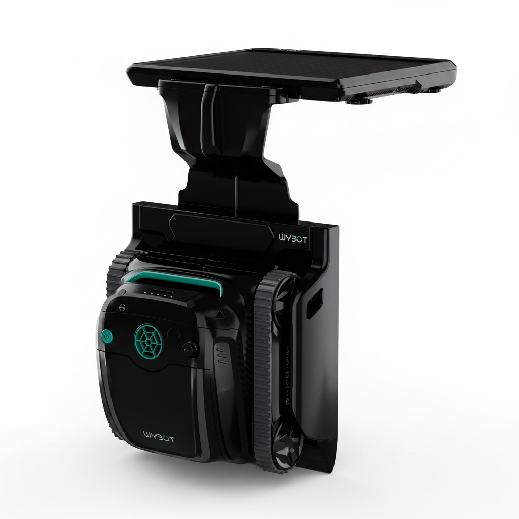 Robot S2 recharge solaire de Wybot sans fil pour piscines creusées