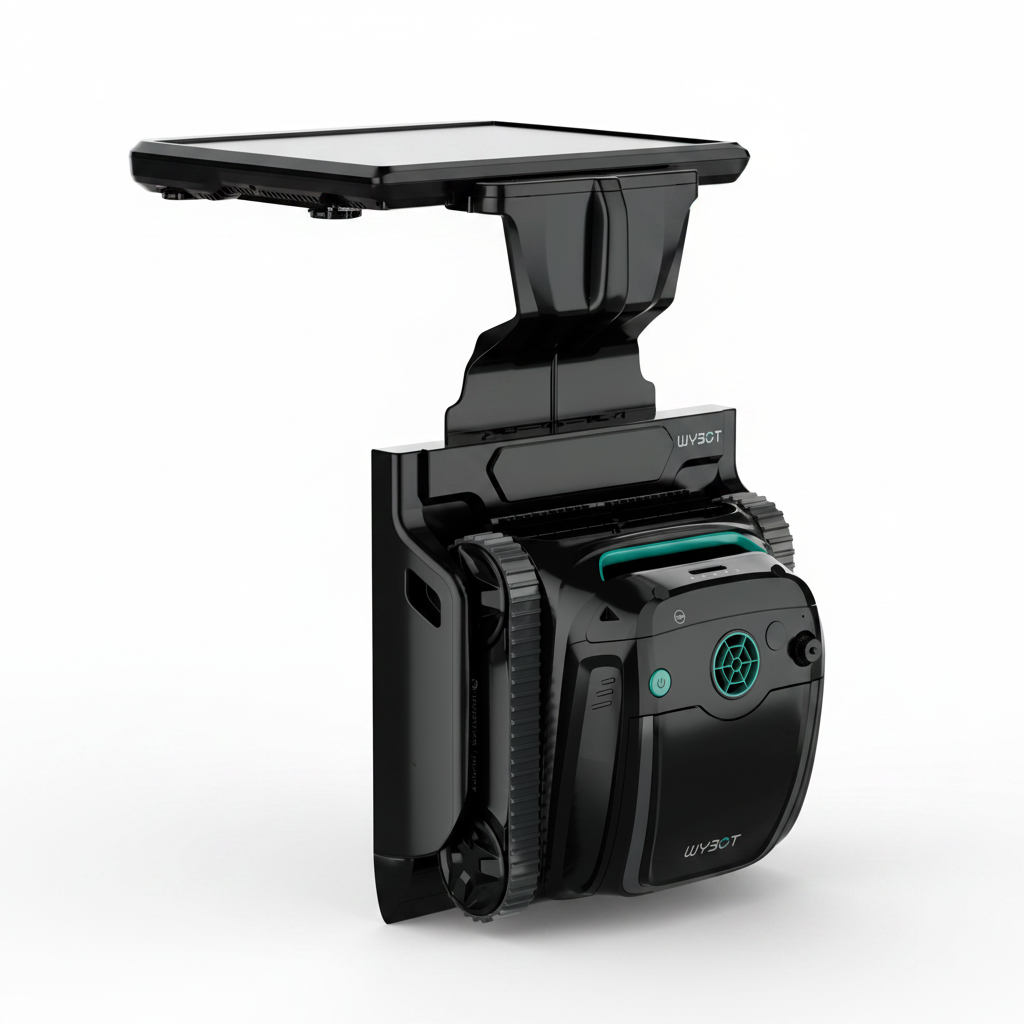 Robot S2 recharge solaire de Wybot sans fil pour piscines creusées