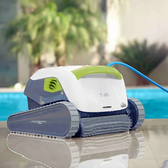 Robot T45 de Maytronics avec fil pour piscines creusées