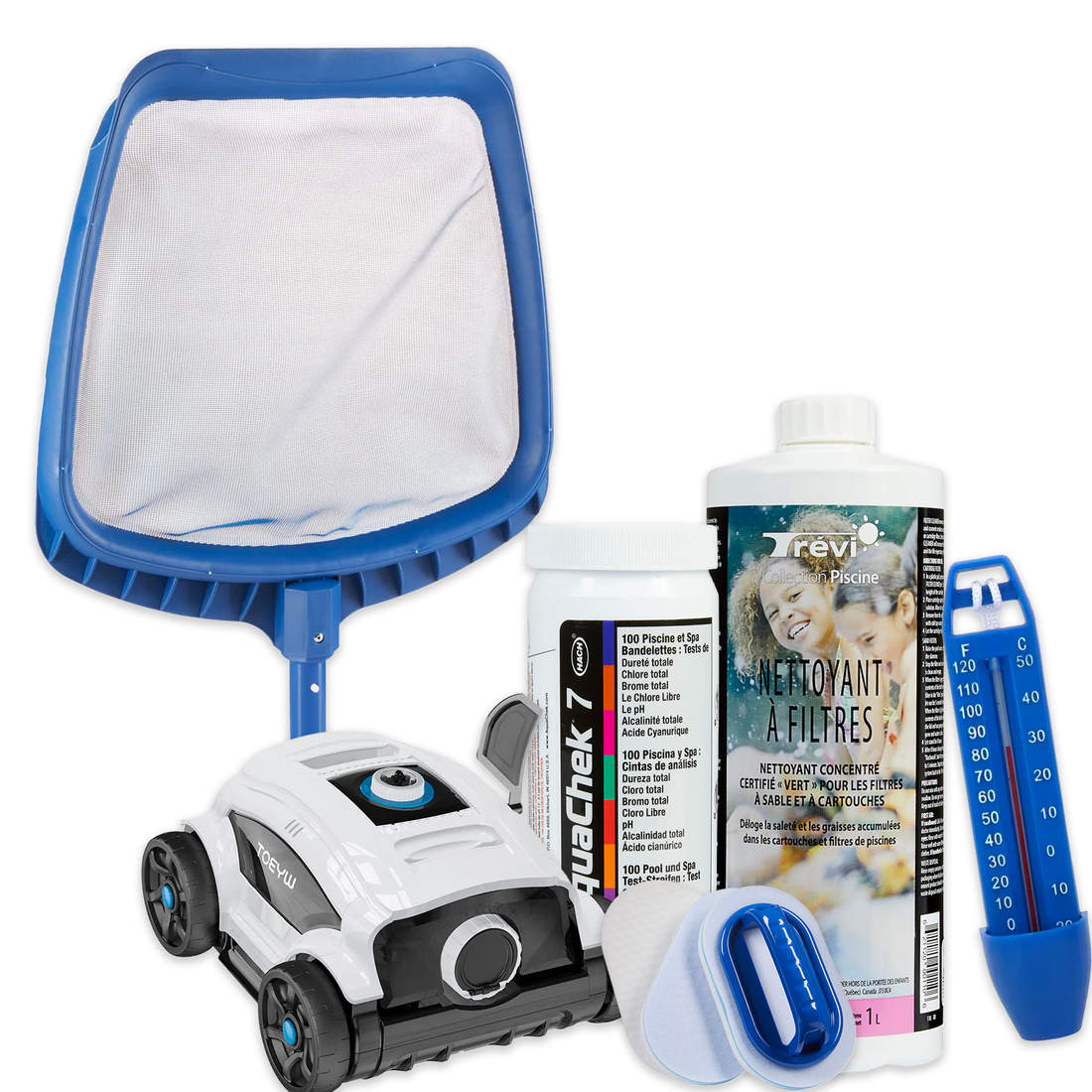 Ensemble d'entretien sur mesure pour piscine
