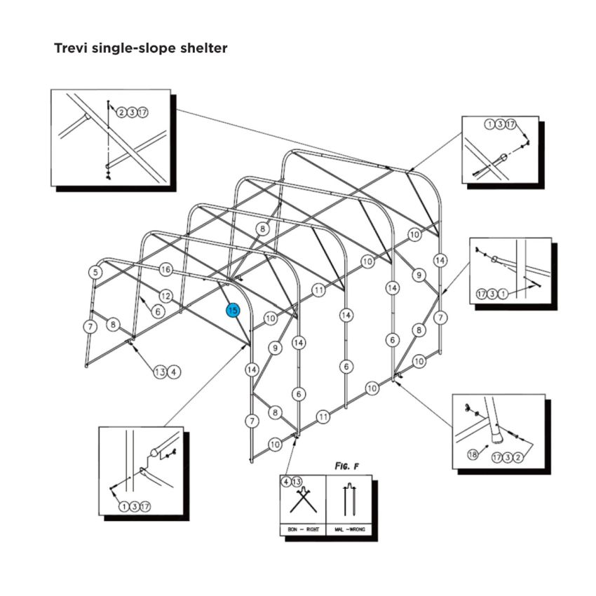 #15 Diagonale 38 3/4''