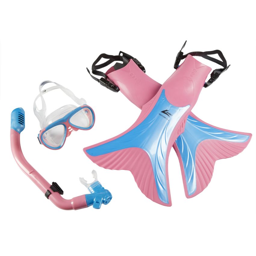 Mermaid Mask, Snorkel and Fins Set