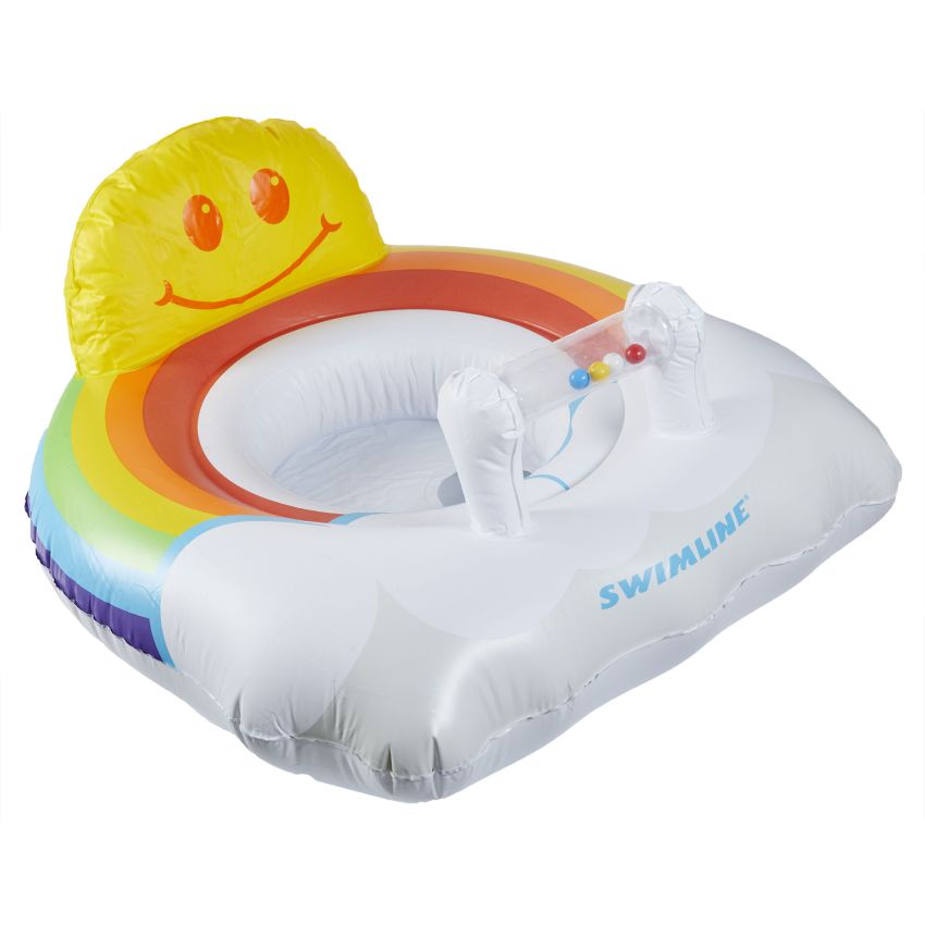 Inflatable child seat rainbow