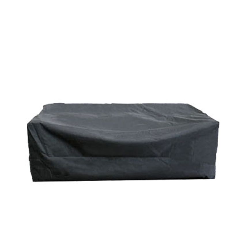 Housse pour meubles d'extérieur avec finition couleur noire fabriquée en  polyester Trosa CLP - Habitium®