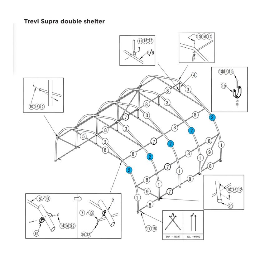 # 2 arch corner 80'' 