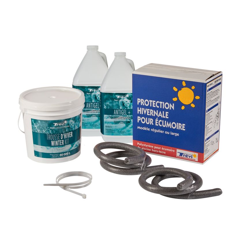 Closing kit for chlorine above ground pool