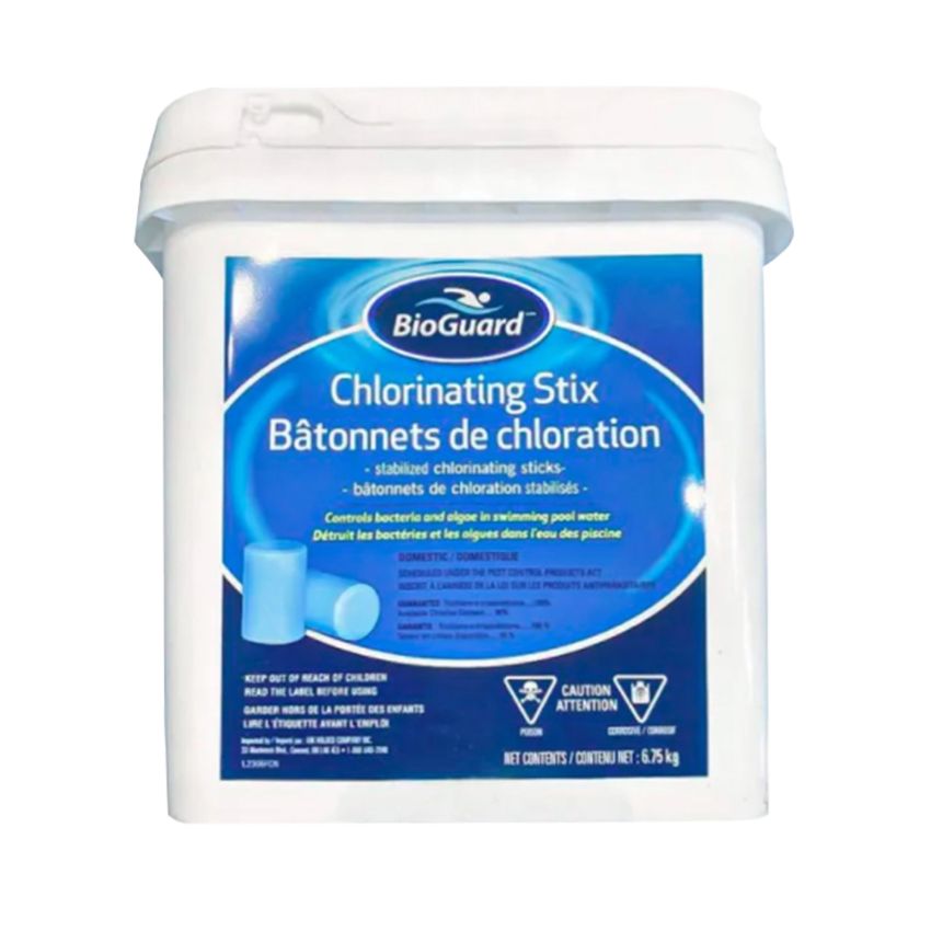 Bâtonnets de chloration Stix - Bioguard