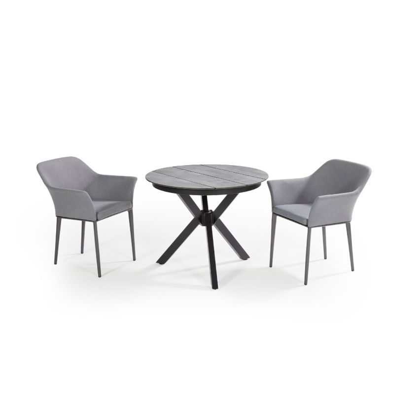 Aruba 36'' table with 2 Valence chairs