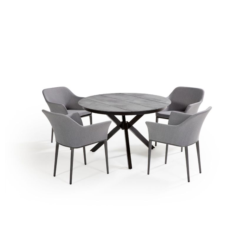 Aruba 48'' table with 4 Valence chairs