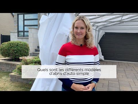 Quels sont les différents modèles d'abris d'auto simples