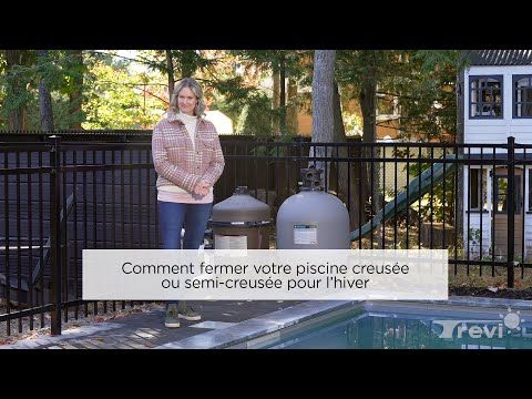 Comment fermer votre piscine creusée ou semi-creusée pour l'hiver