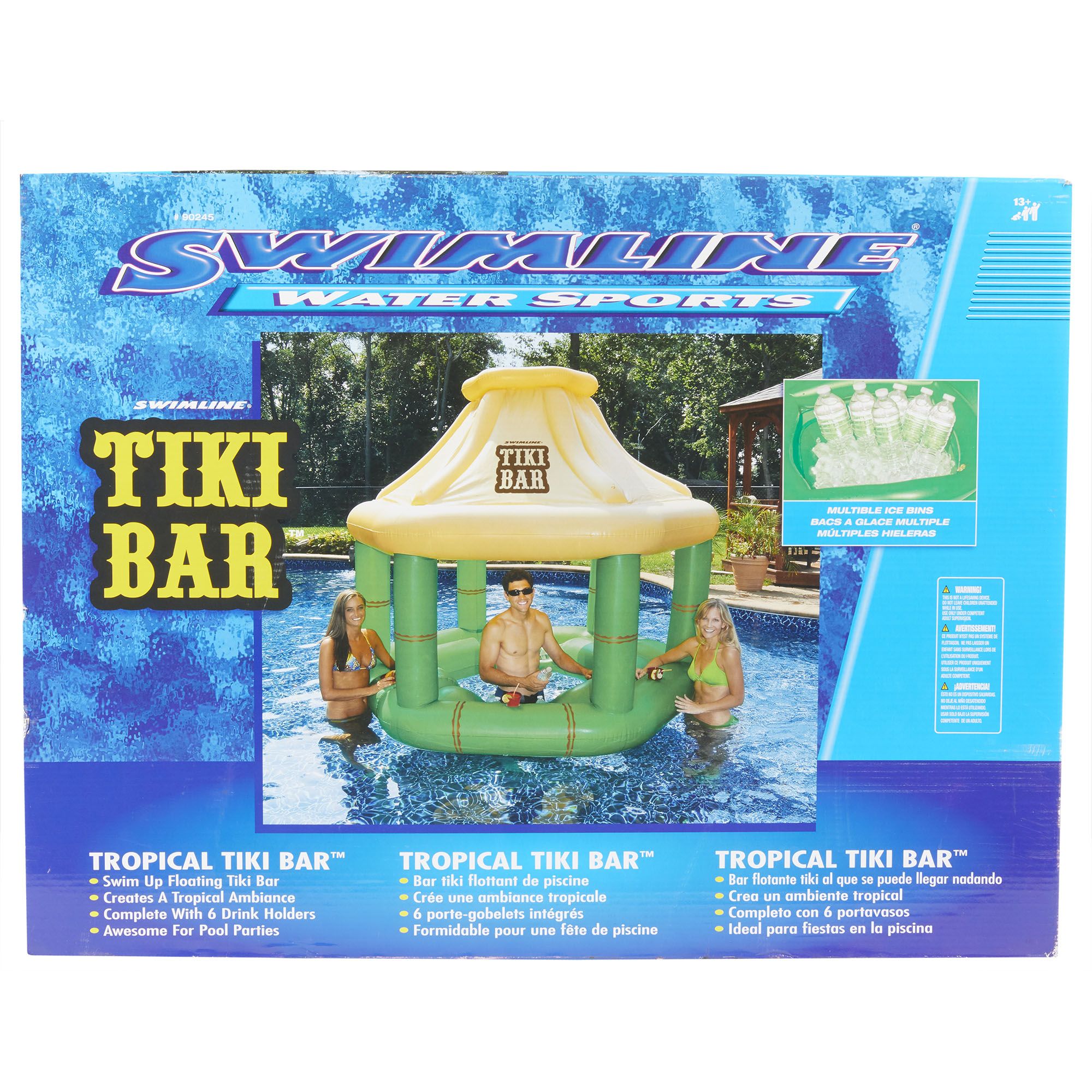 Blue Fish Float Tiki Bar Light - Small 20cm / 8inch