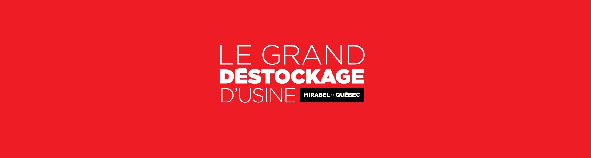 vente déstockage