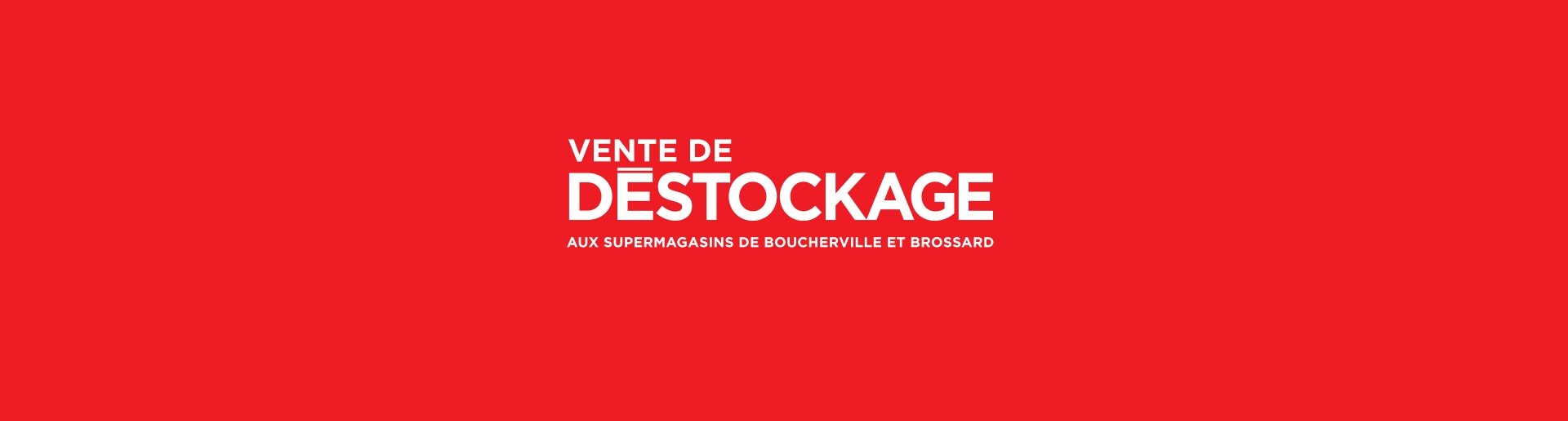 vente déstockage